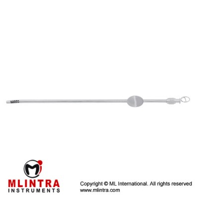 Novak Suction Curette With Luer-Lock Connection Stainless Steel, 24.5 cm - 9 3/4" Diameter 4.0 mm Ø Novak Suction Curette With Luer-Lock Connection Stainless Steel, 24.5 cm - 9 3/4" Diameter 4.0 mm Ø